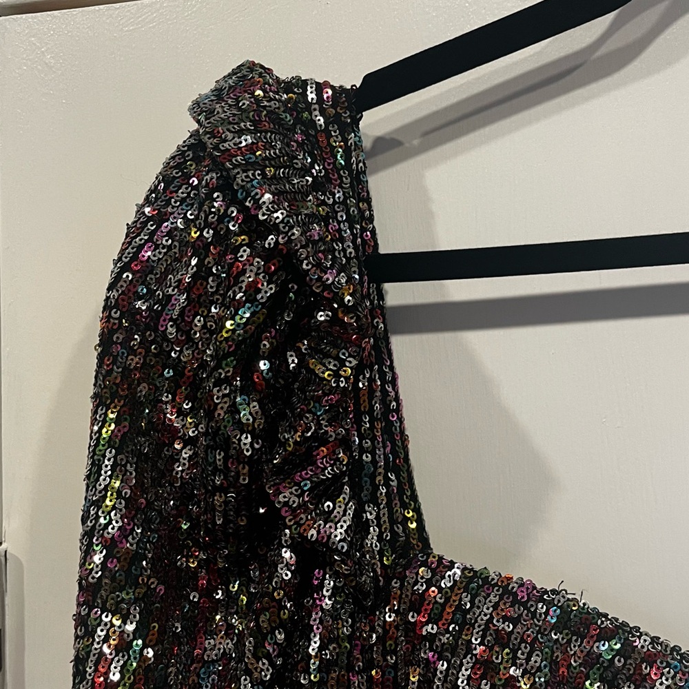 Iorane Multi Color Sequin Party Dress - image 4